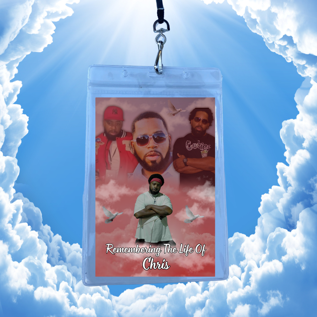 Memorial Lanyard , Rest In Peace Lanyard , R.I.P Lanyard , Lanyard Keepsake