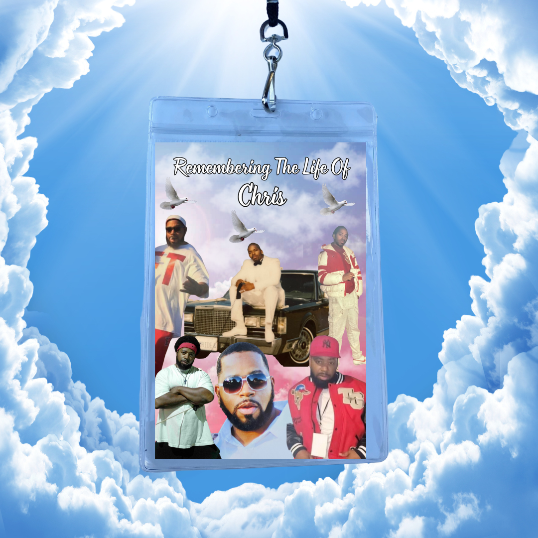 Memorial Lanyard , Rest In Peace Lanyard , R.I.P Lanyard , Lanyard Keepsake