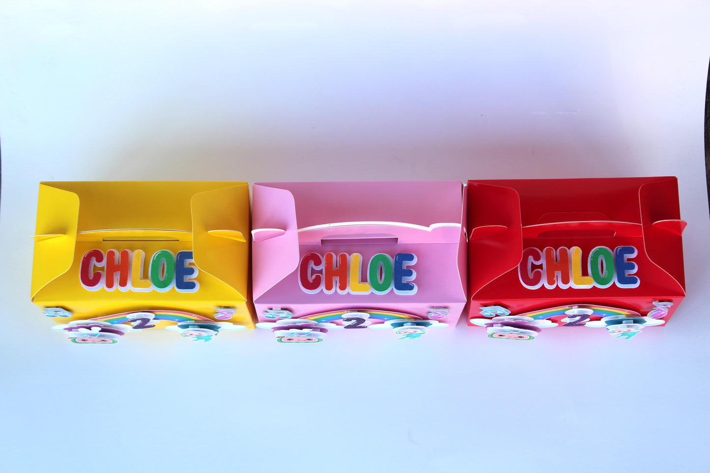 CoCo Melon gable treat box favors
