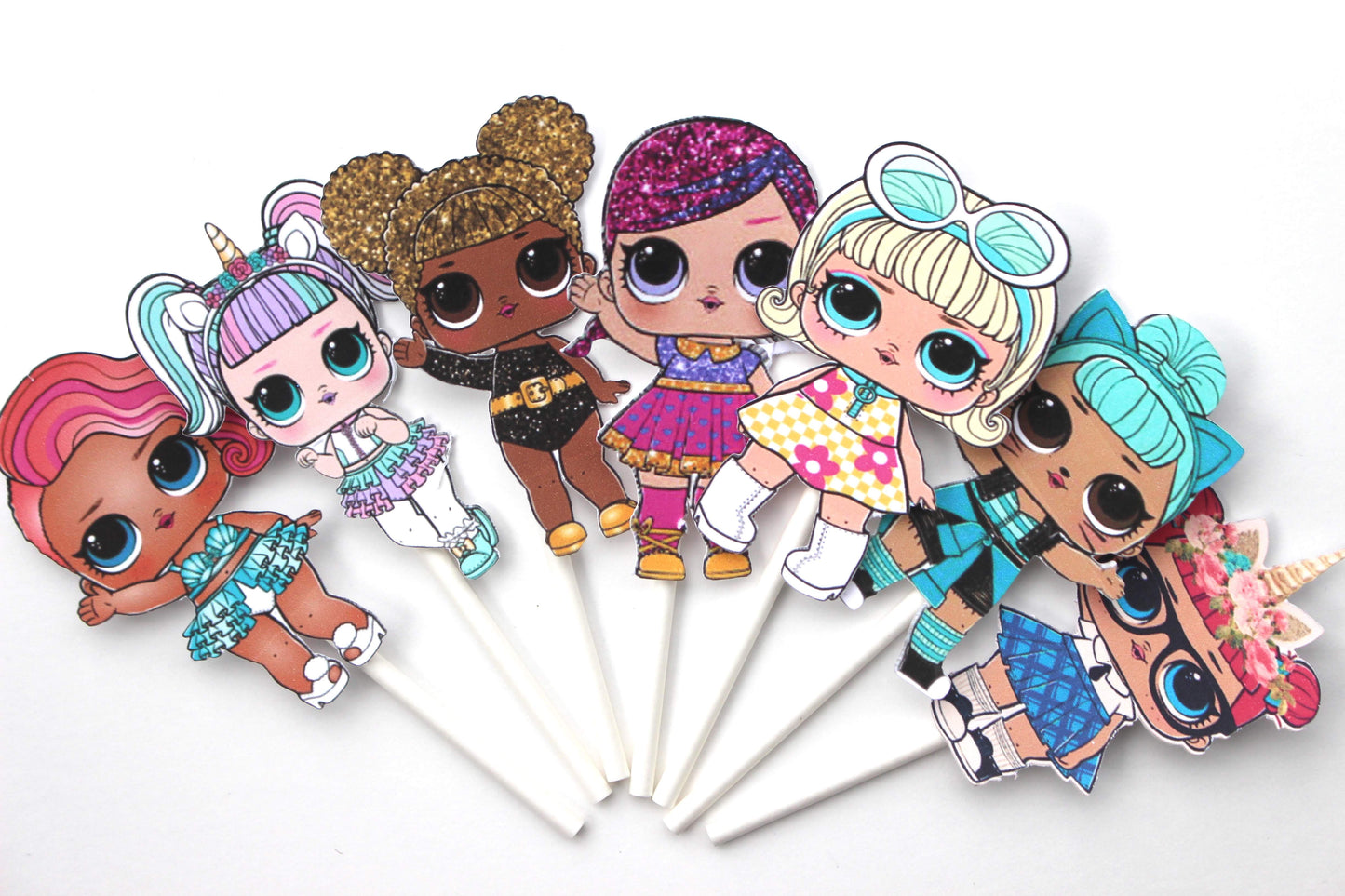 L.O.L Surprise cupcake toppers