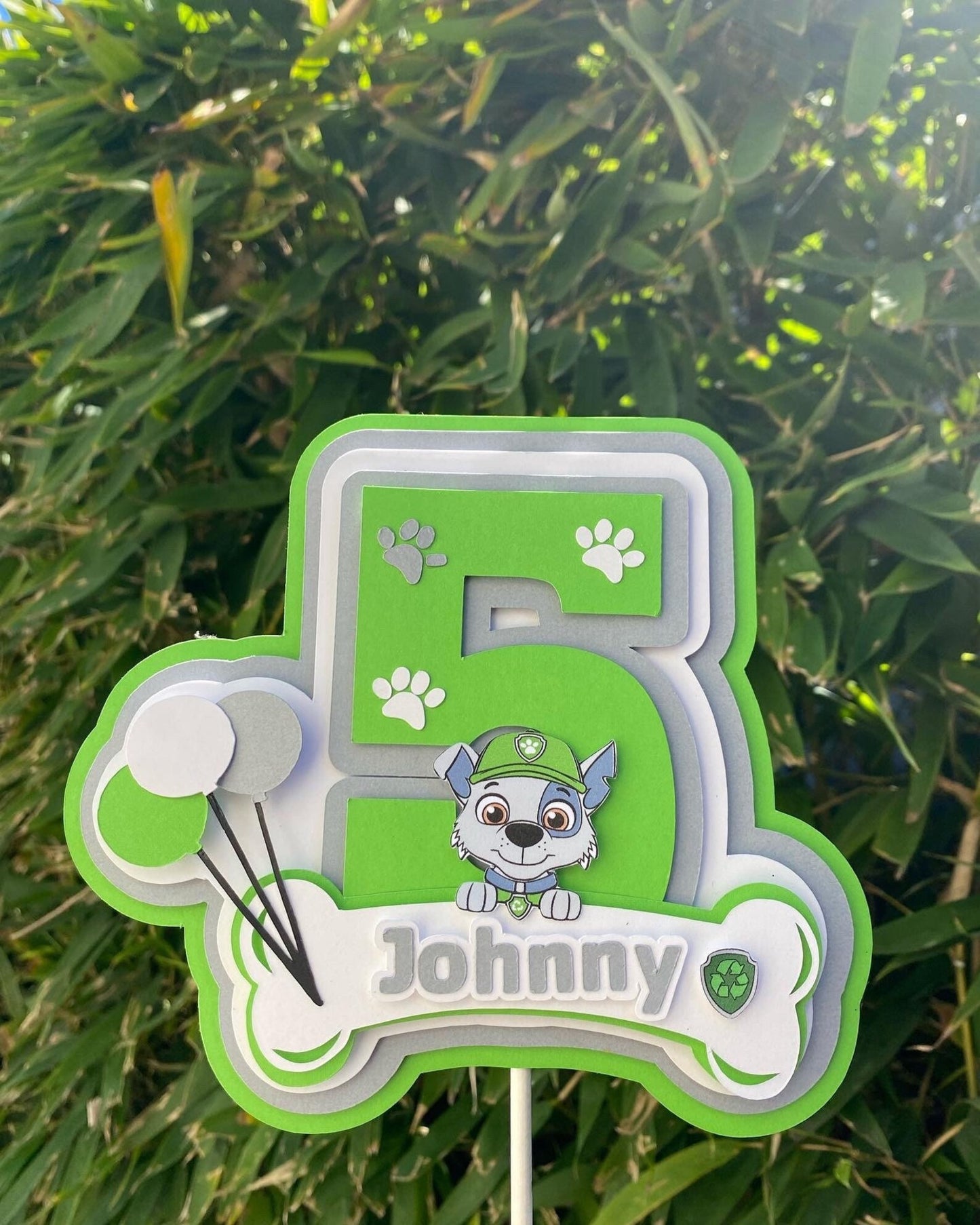 Paw Patrol Rocky Cale Topper