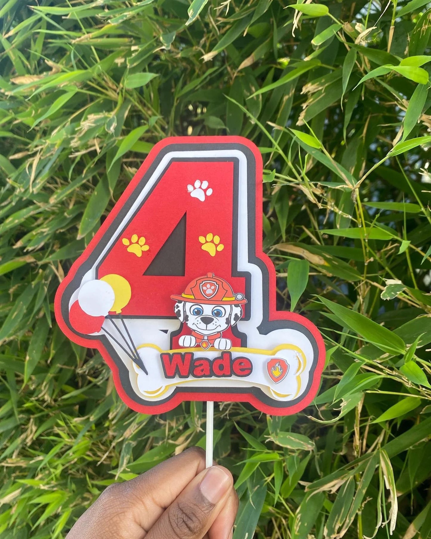 Copy of Paw Patrol Rocky Cale Topper