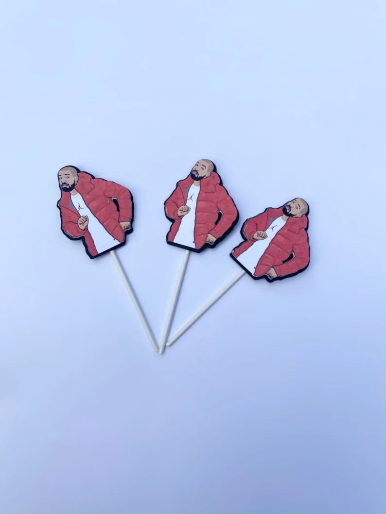 Drake cupcake toppers