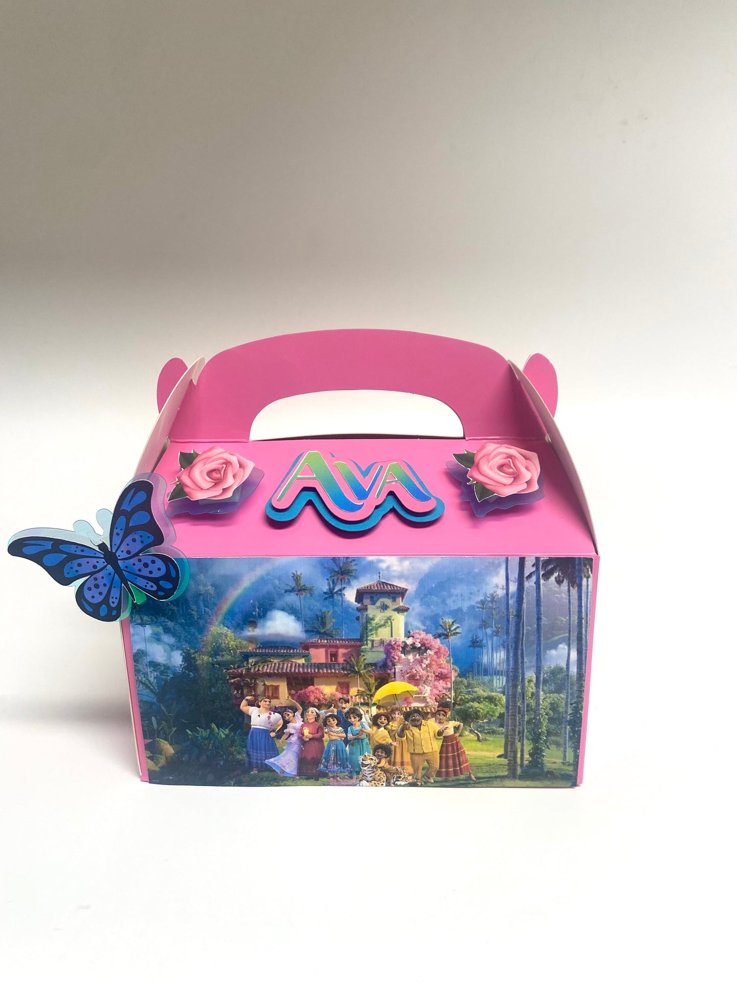 Pink Encanto Gable Box Party Favor