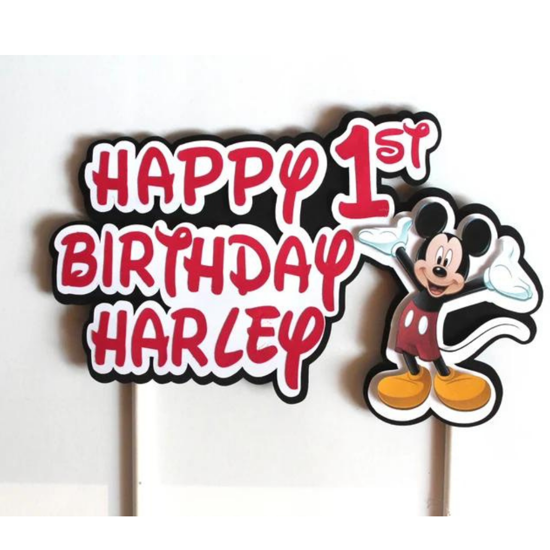 Mickey Mouse Cake Topper