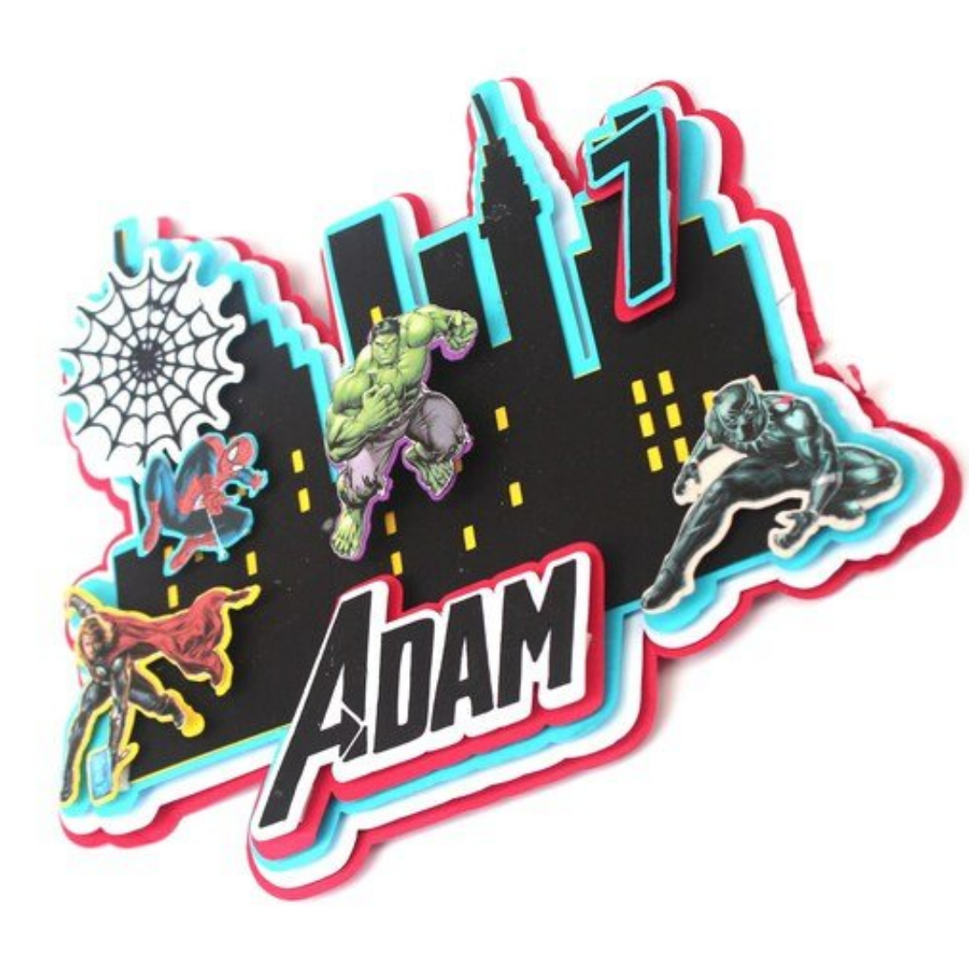 Super Hero Cake Topper