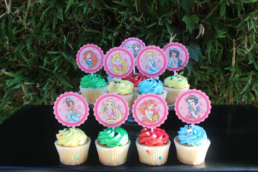 Disney Princess Cupcake Toppers