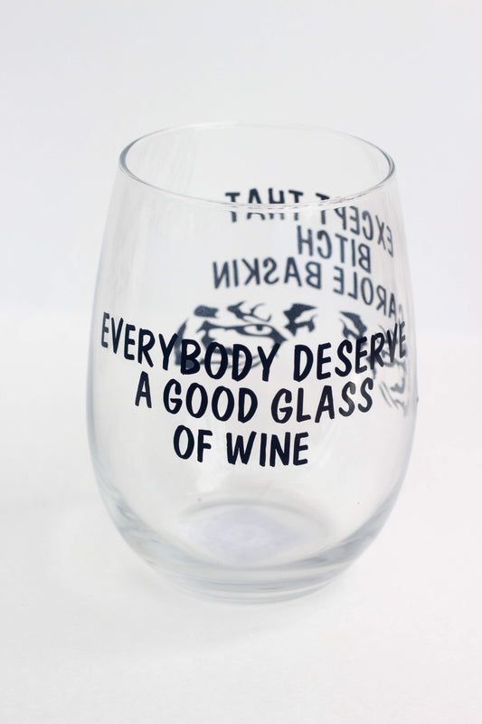Tiger King Carole Wine Glass