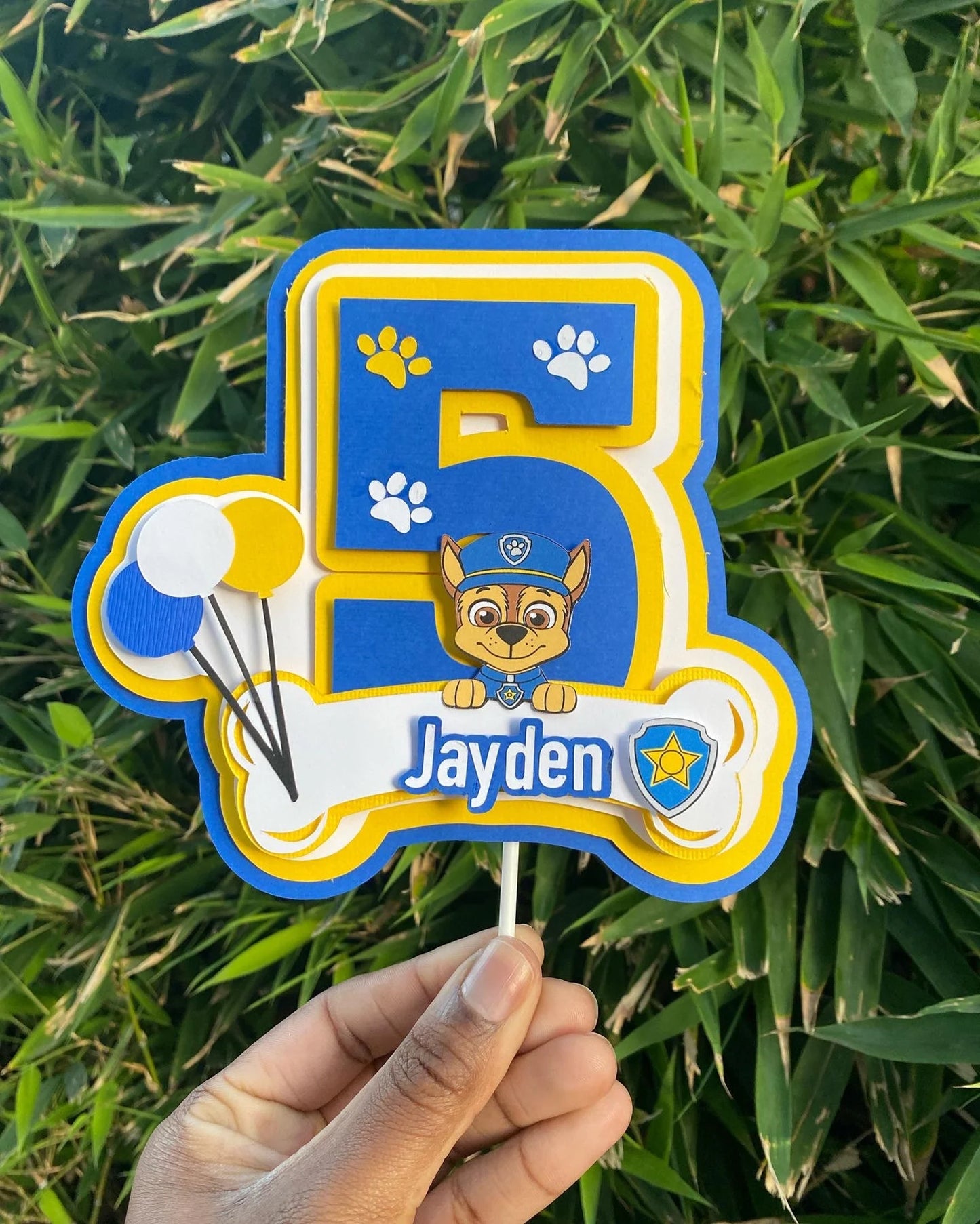 Copy of Copy of Paw Patrol Rocky Cale Topper