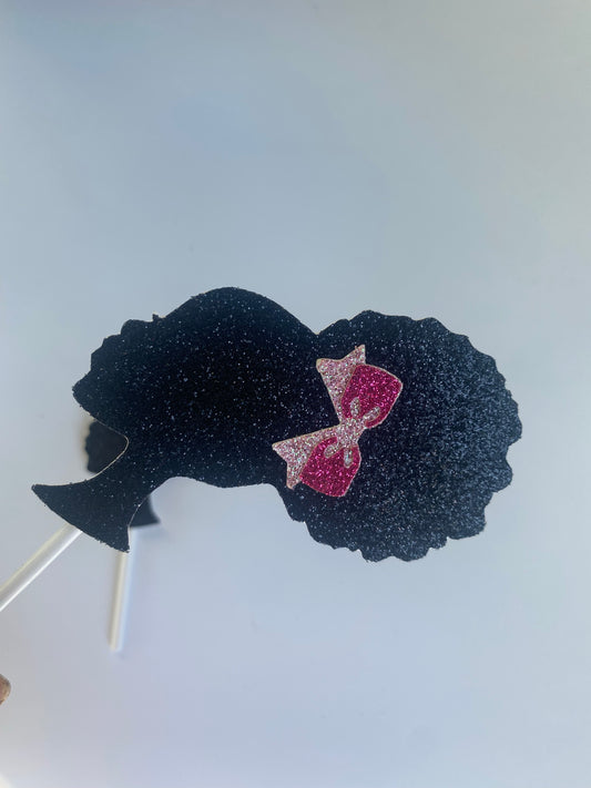 Afro Barbie Cupcake Toppers